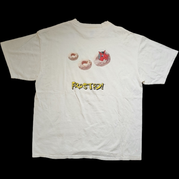 VTG Gumby Cheerios Promo T Shirt XL Single Stitch Double Sided White Made In USA - Picture 3 of 4